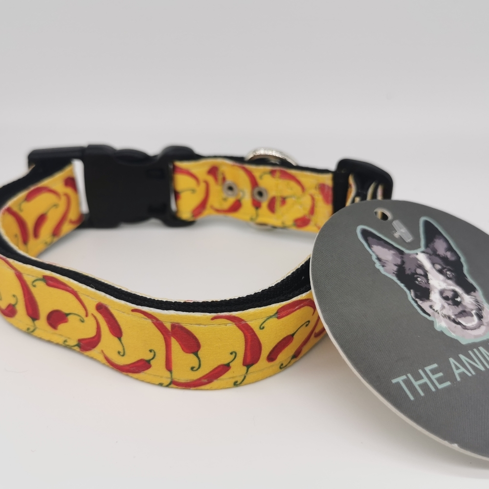 Red Hot Chili Jalapeños Dog Collar